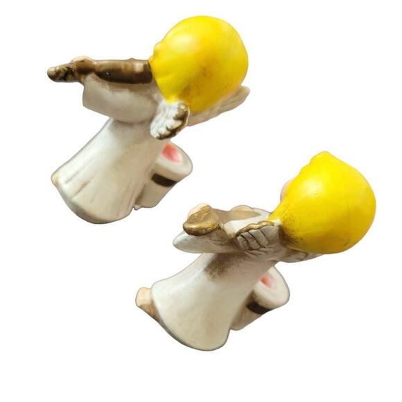 Vintage Colonial Candle Angel Candle Holders Set of 2 Korea - Picture 4 of 8